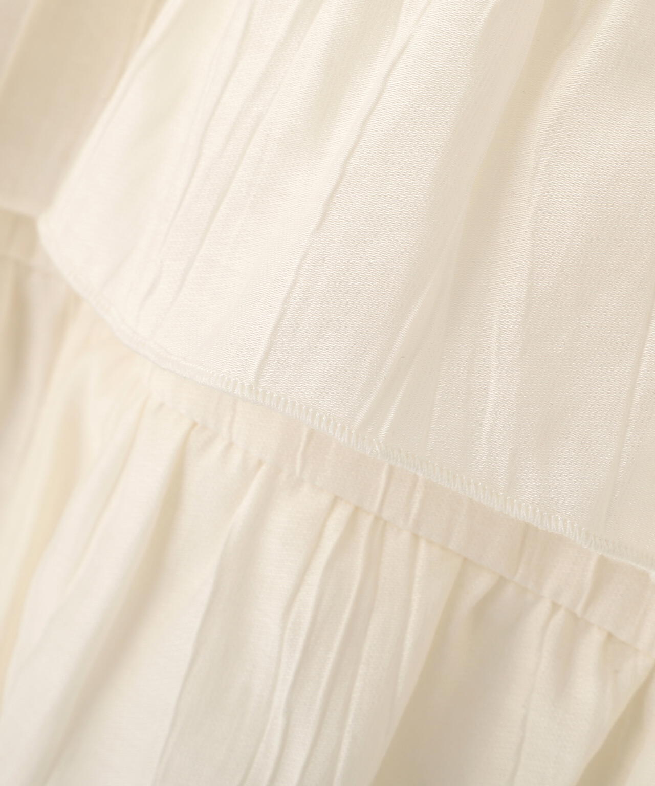 フリルティアードナロースカート