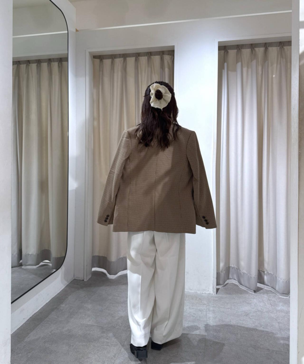 【はかな企画】【低身長向けXXSあり】2タックハイウエストスラックス〈MFM〉