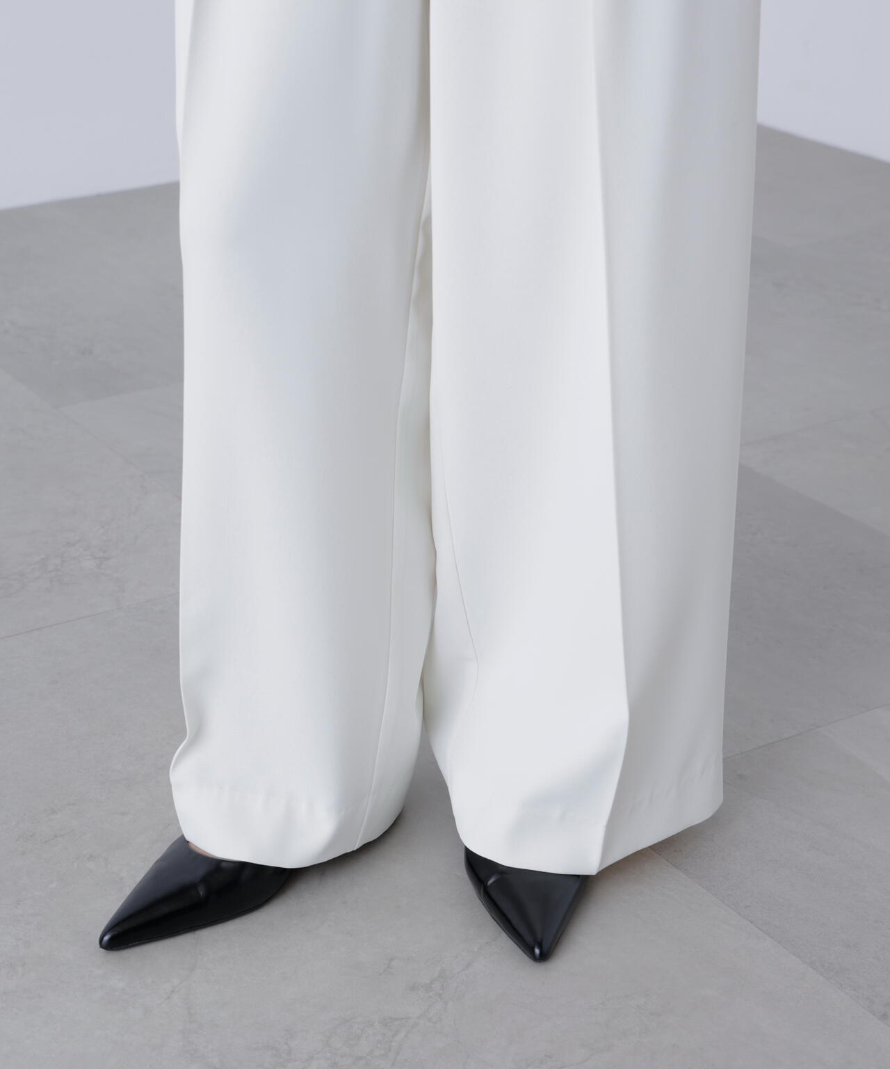 【はかな企画】【低身長向けXXSあり】2タックハイウエストスラックス〈MFM〉