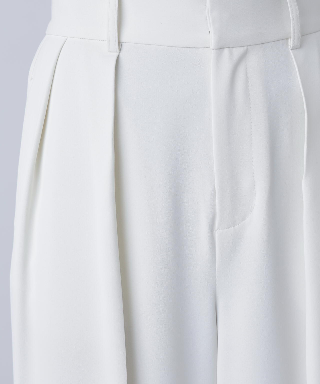 【はかな企画】【低身長向けXXSあり】2タックハイウエストスラックス〈MFM〉