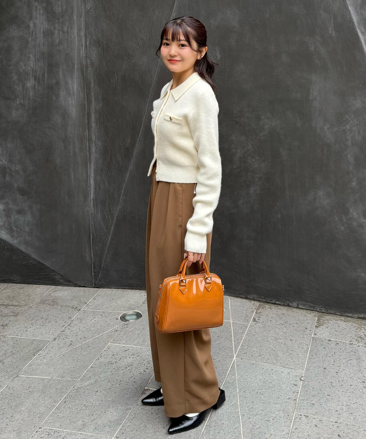 【はかな企画】【低身長向けXXSあり】2タックハイウエストスラックス〈MFM〉