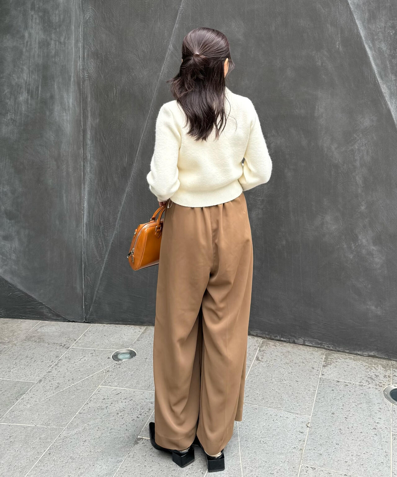 【はかな企画】【低身長向けXXSあり】2タックハイウエストスラックス〈MFM〉