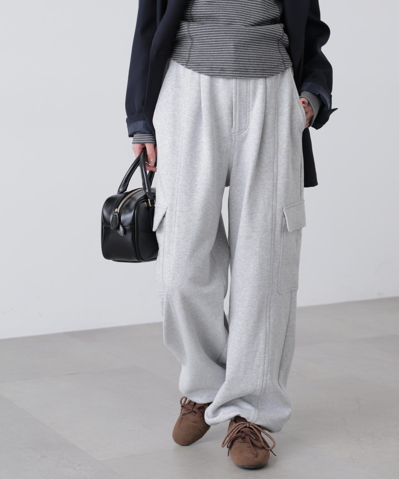 裏毛カーゴパンツ