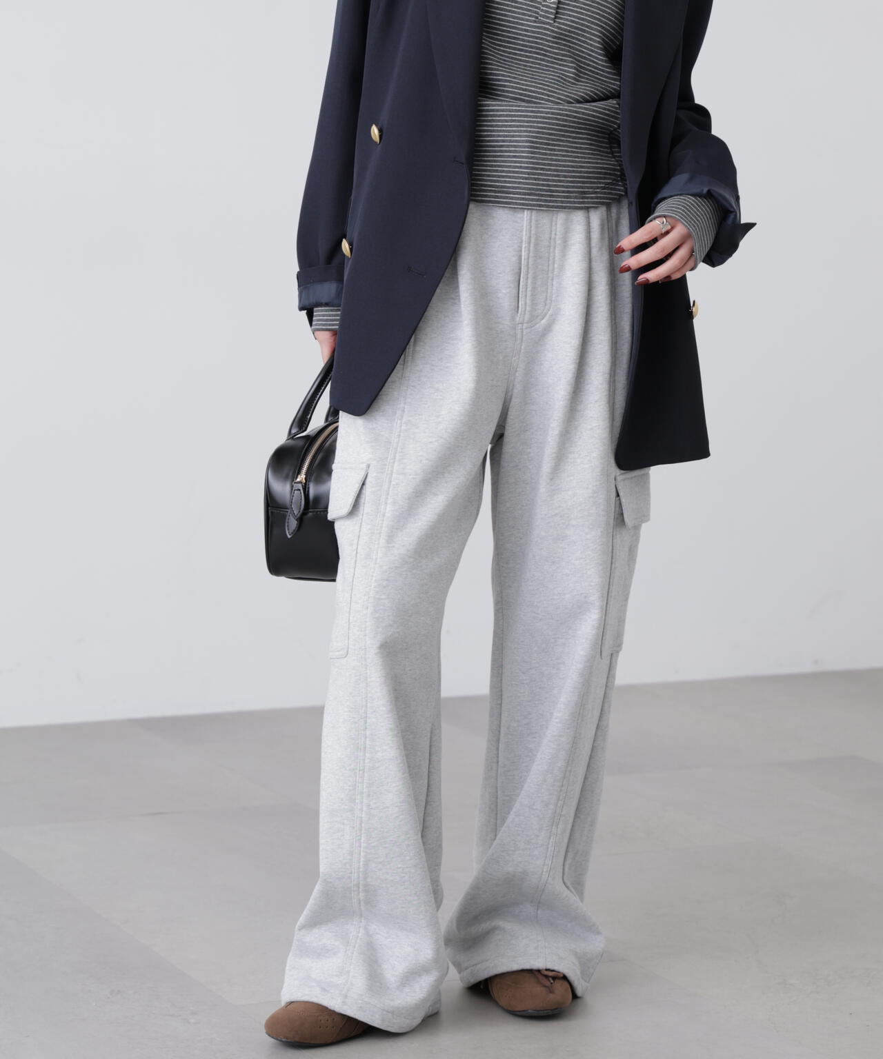 裏毛カーゴパンツ