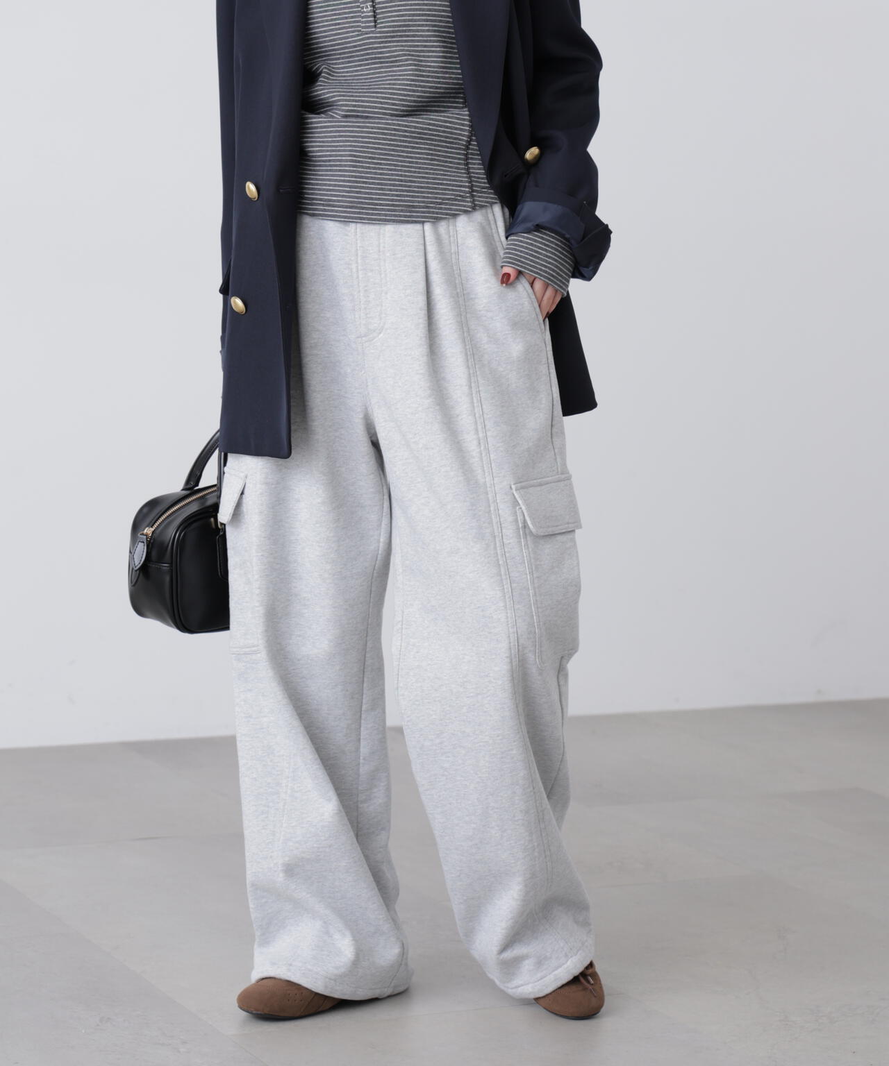 裏毛カーゴパンツ