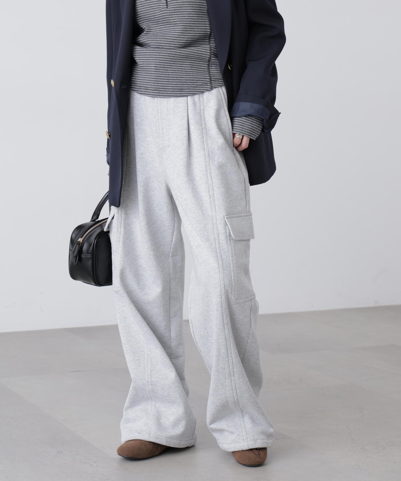 裏毛カーゴパンツ