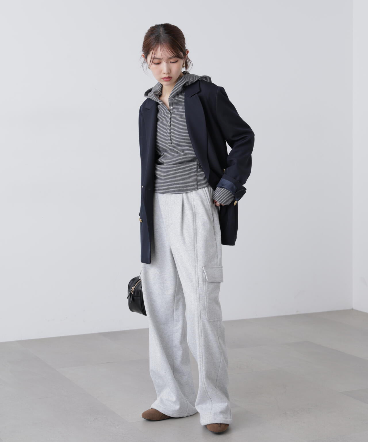 裏毛カーゴパンツ