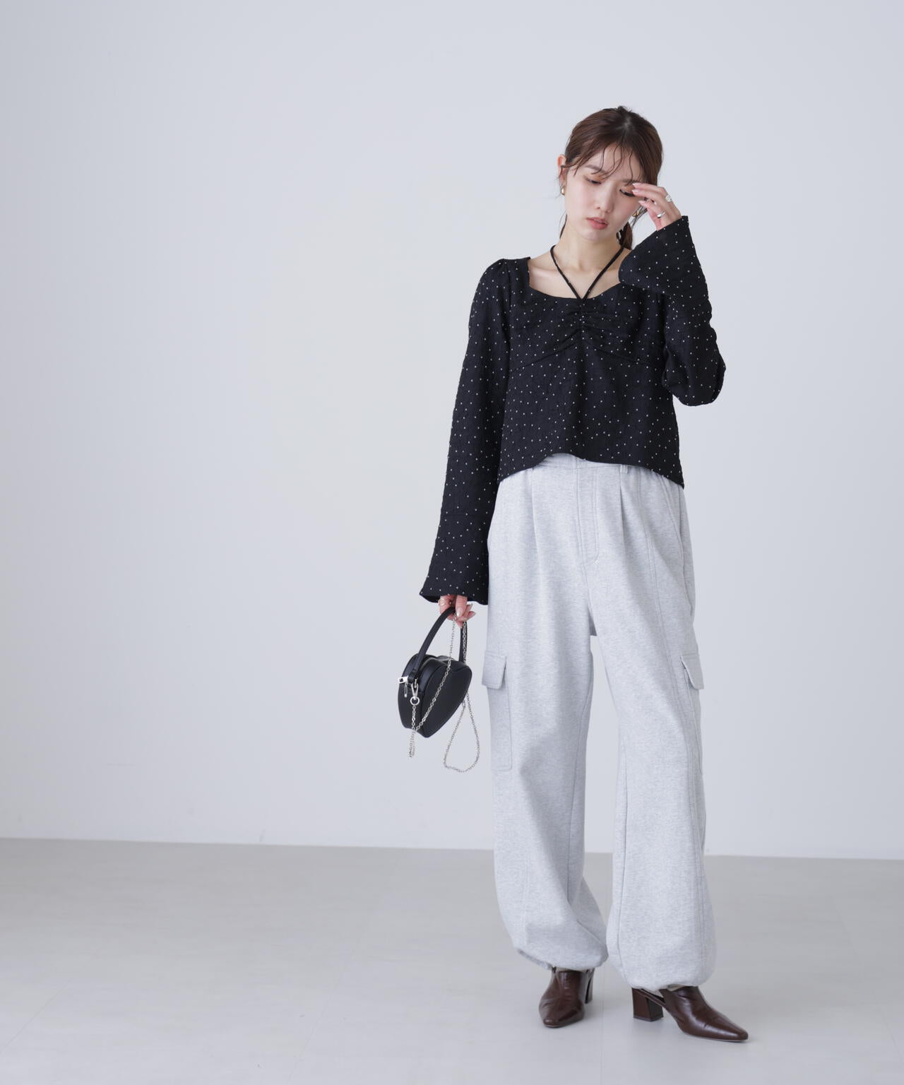 裏毛カーゴパンツ