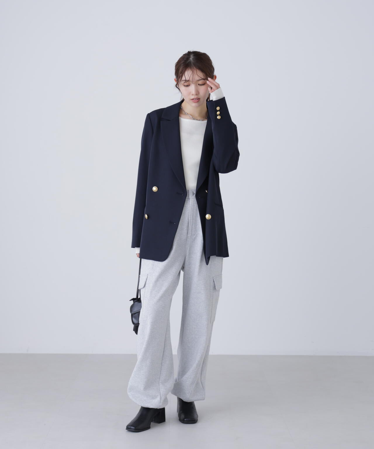 裏毛カーゴパンツ