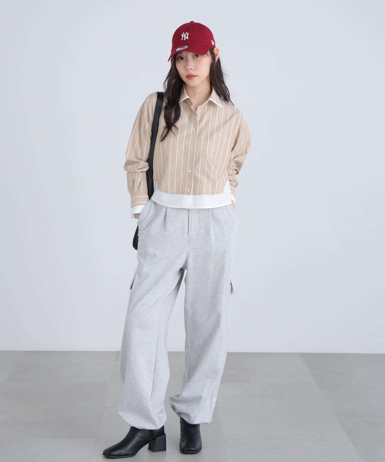 裏毛カーゴパンツ