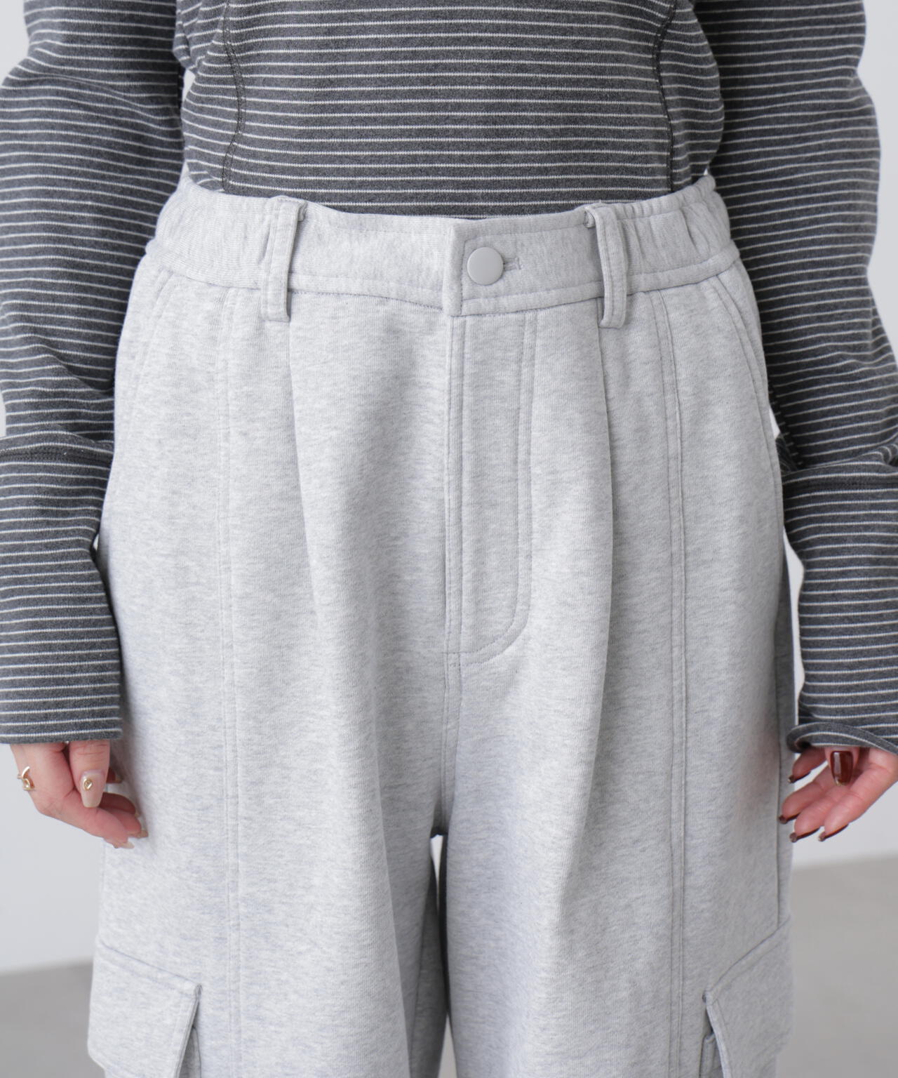 裏毛カーゴパンツ