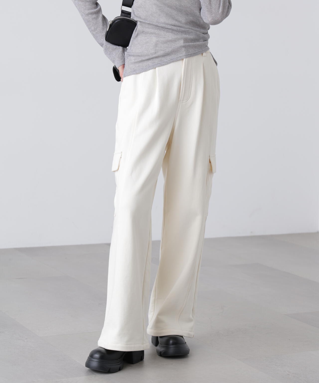 裏毛カーゴパンツ