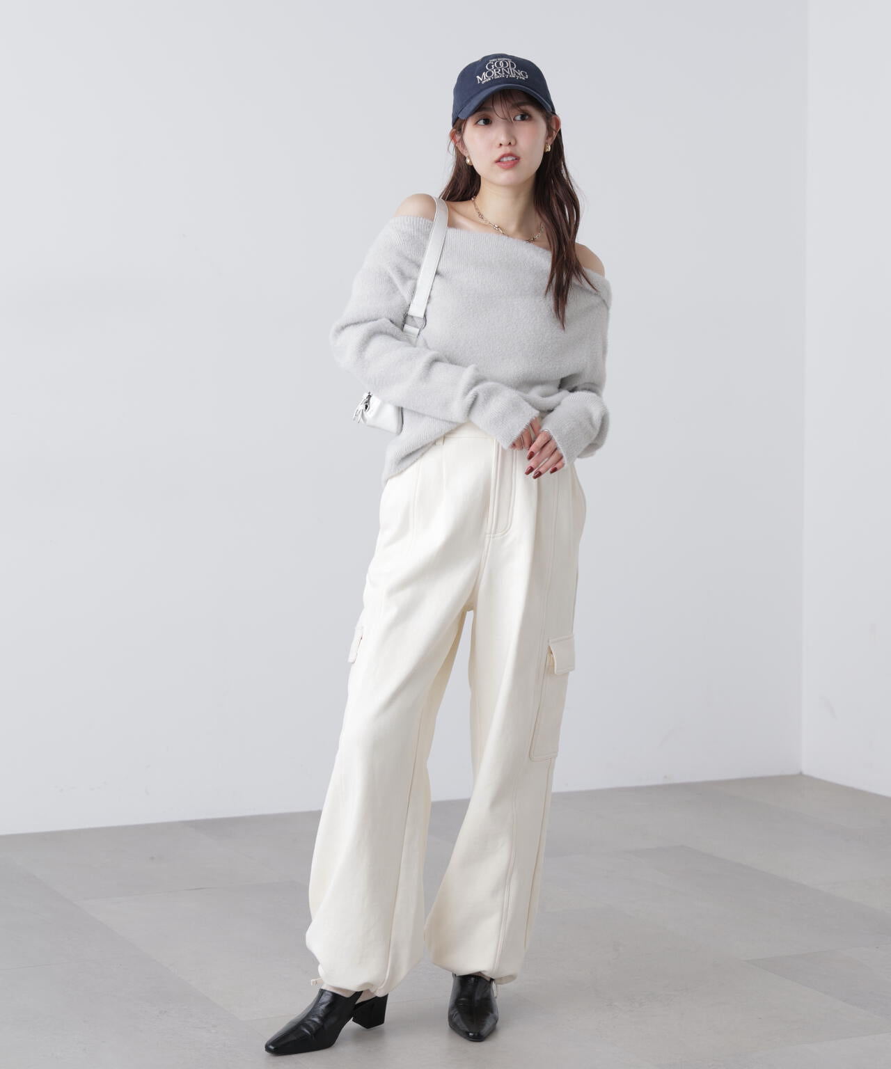 裏毛カーゴパンツ