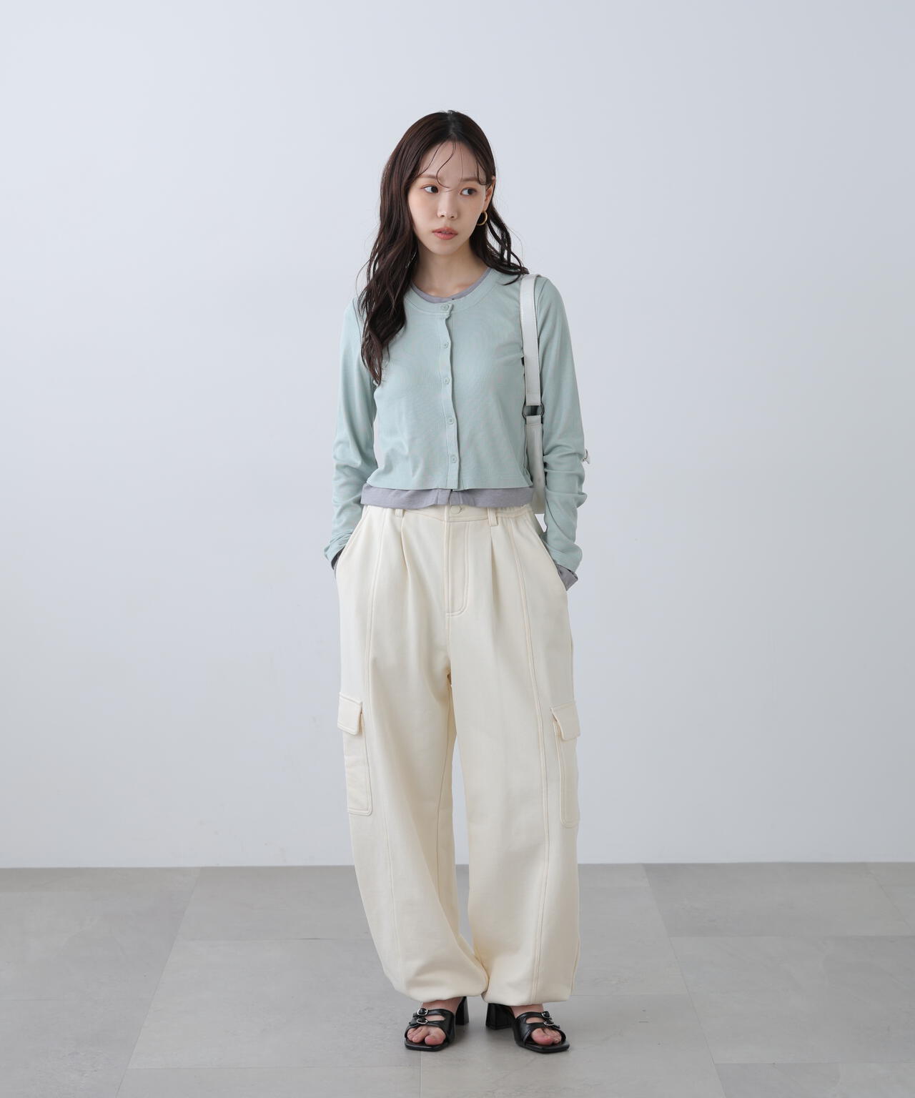 裏毛カーゴパンツ