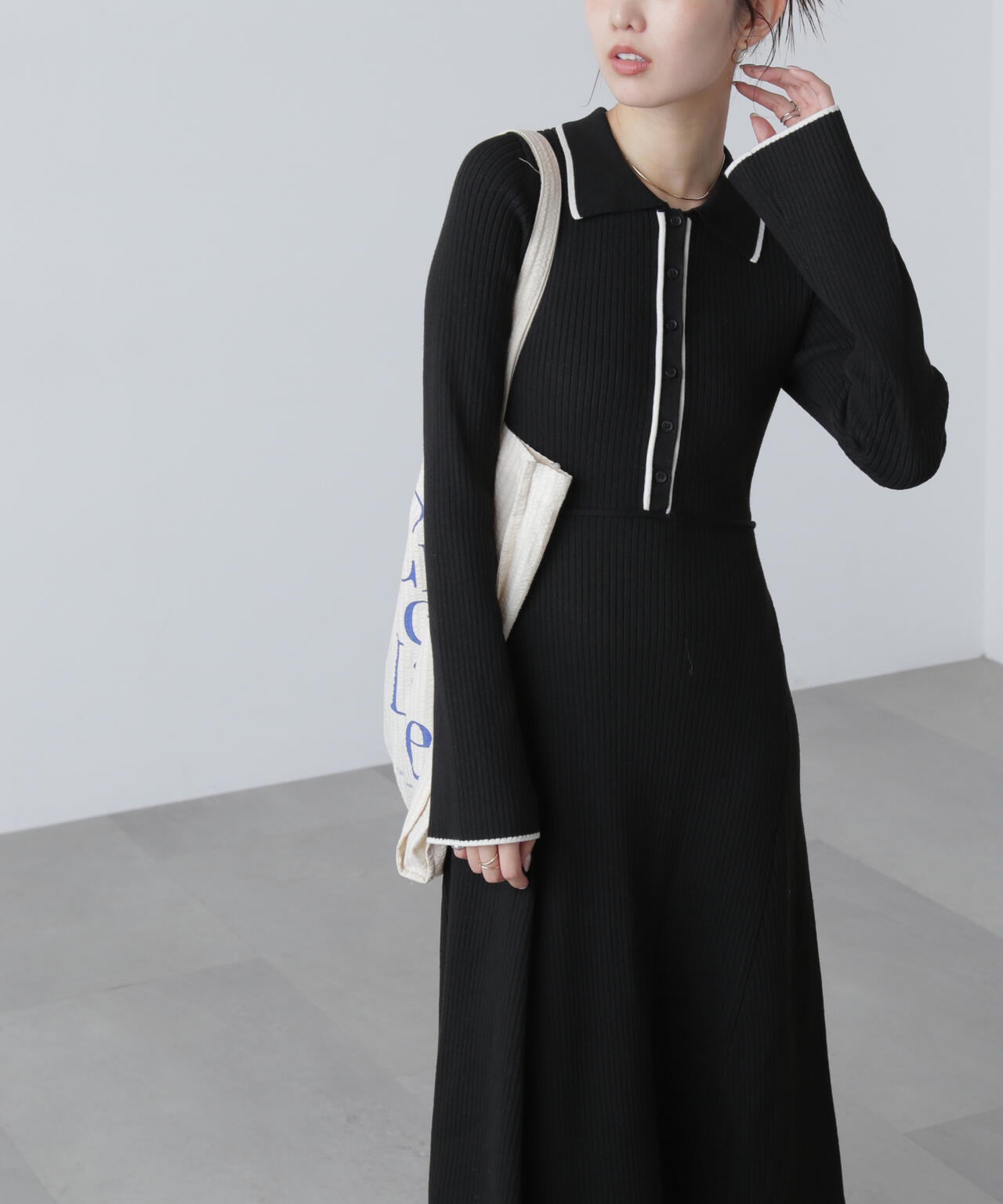 ポロニットワンピース