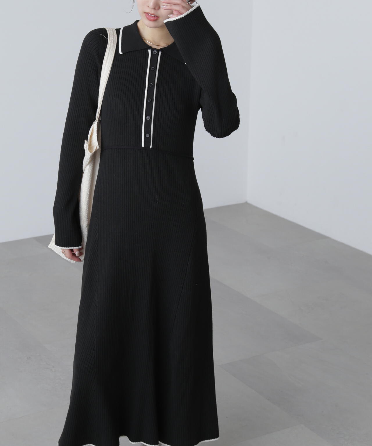 ポロニットワンピース