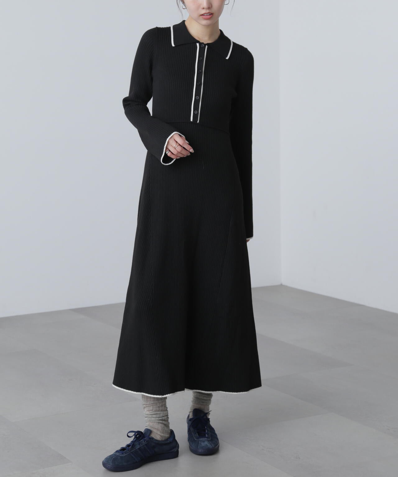 ポロニットワンピース