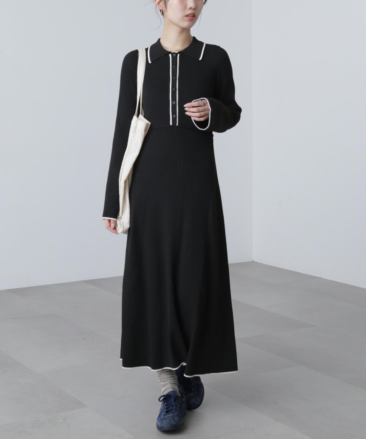 ポロニットワンピース