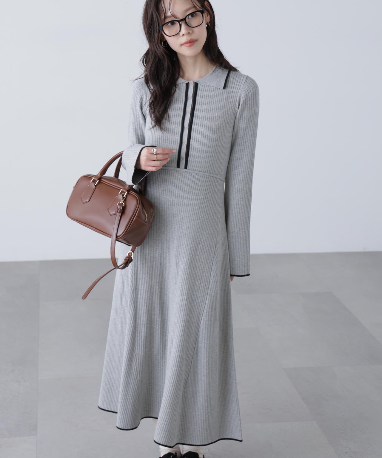 ポロニットワンピース