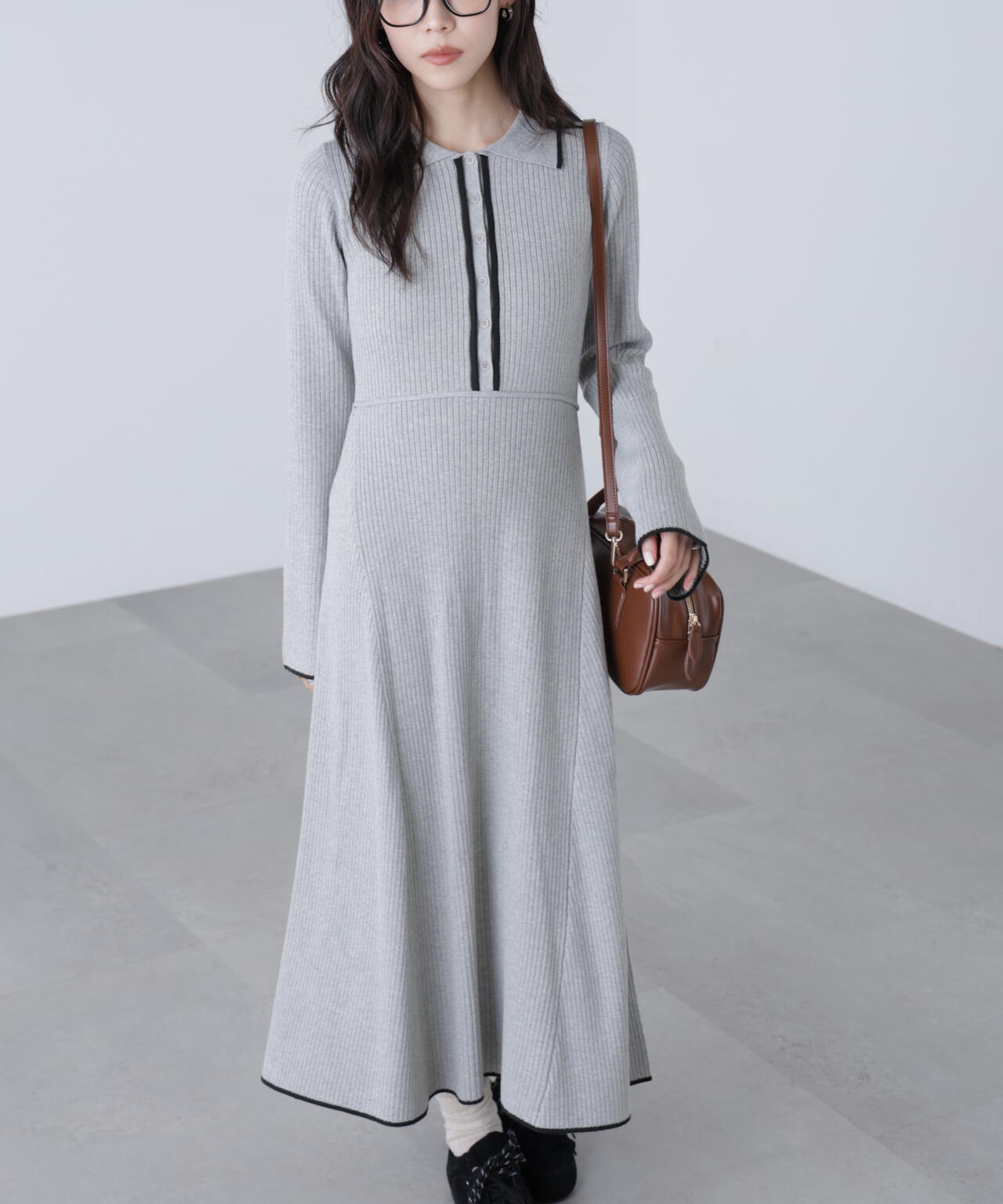 ポロニットワンピース