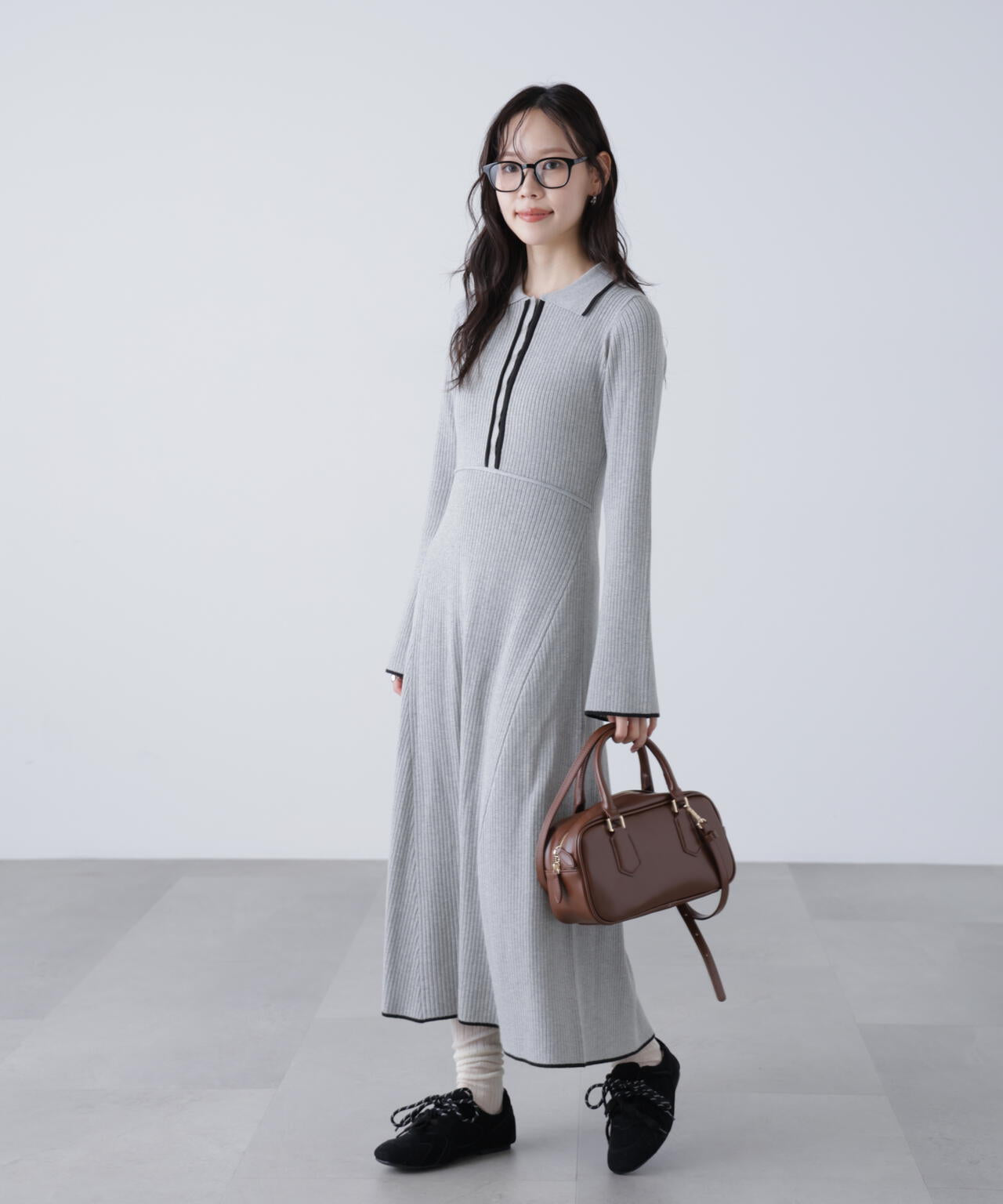 ポロニットワンピース