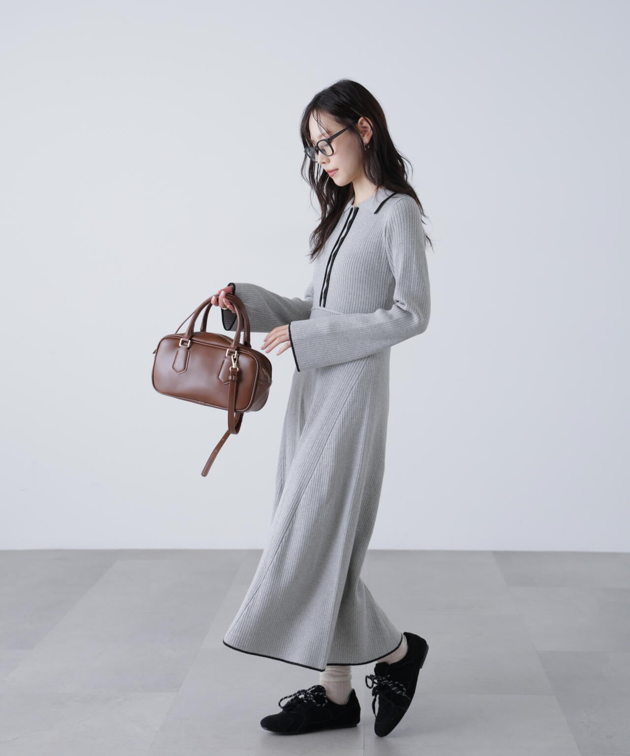 ポロニットワンピース