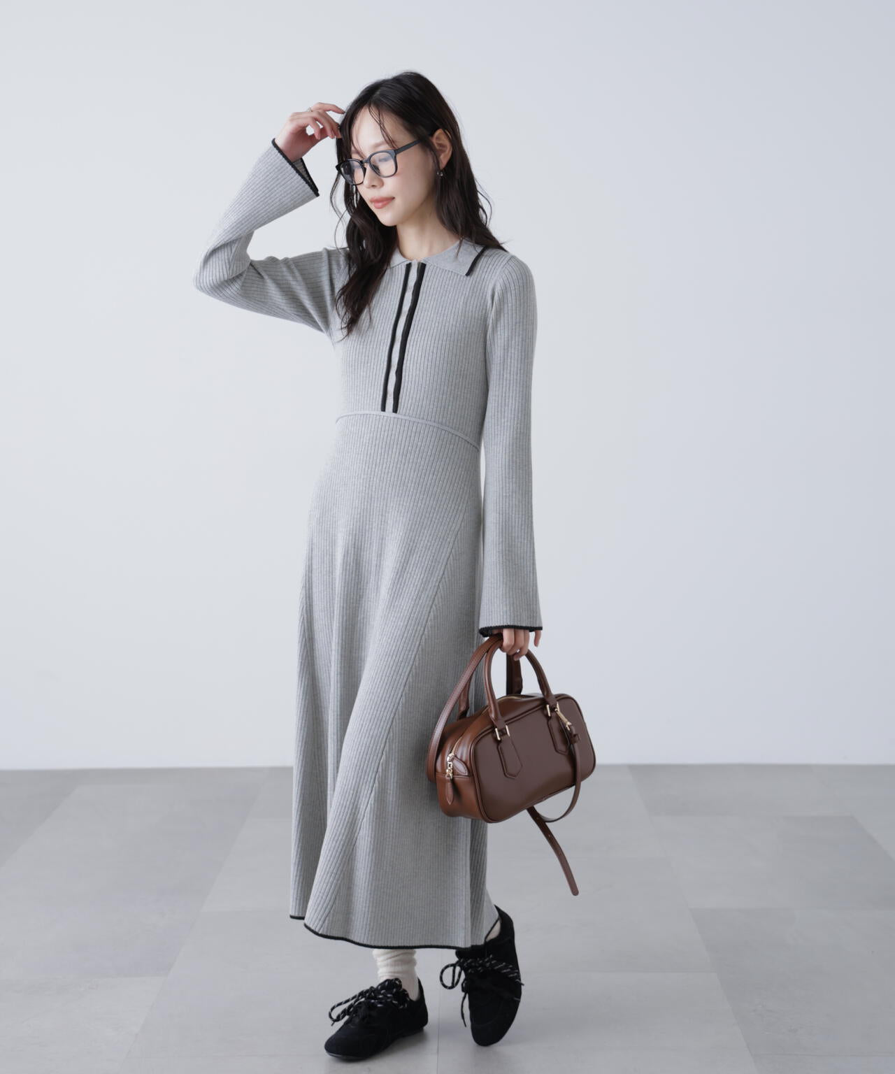 ポロニットワンピース