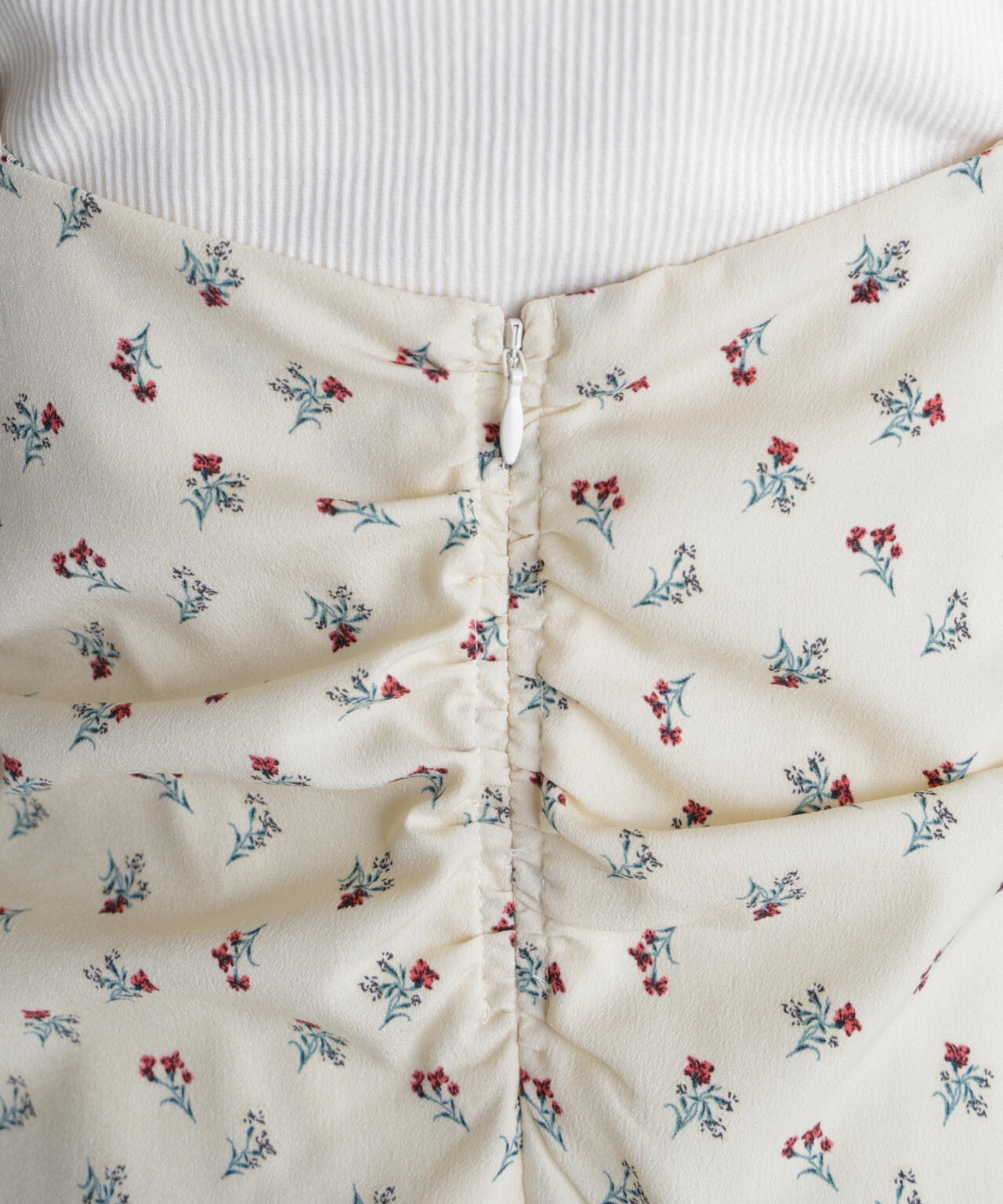 小花柄ドロストキャミワンピース