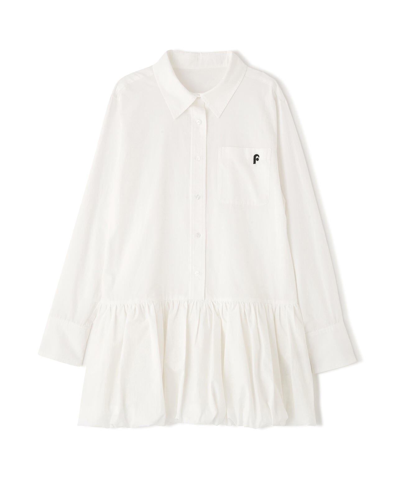 バルーンシャツミニワンピース