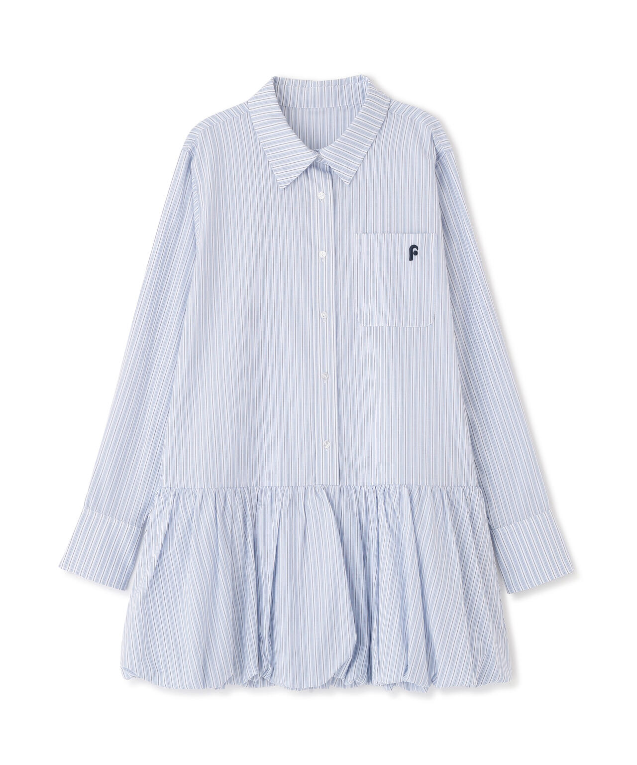 バルーンシャツミニワンピース