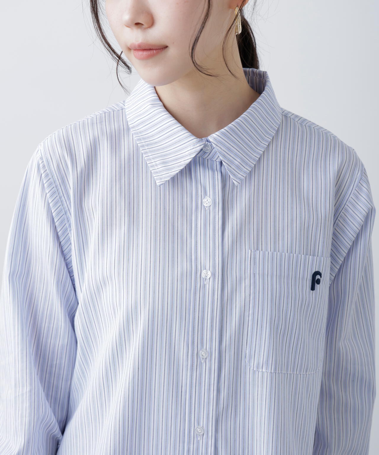 バルーンシャツミニワンピース