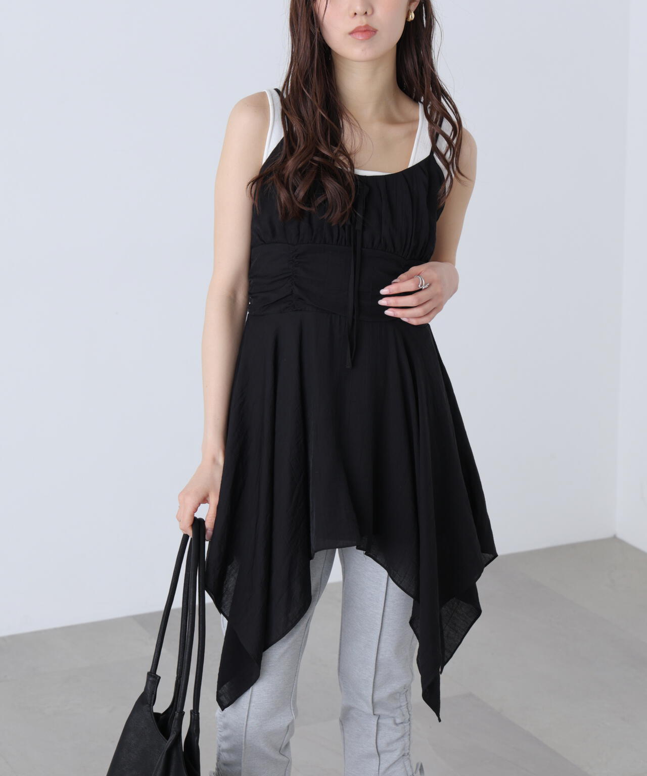 【オフベースドット 追加生産予約】イレヘムチュニックキャミワンピース