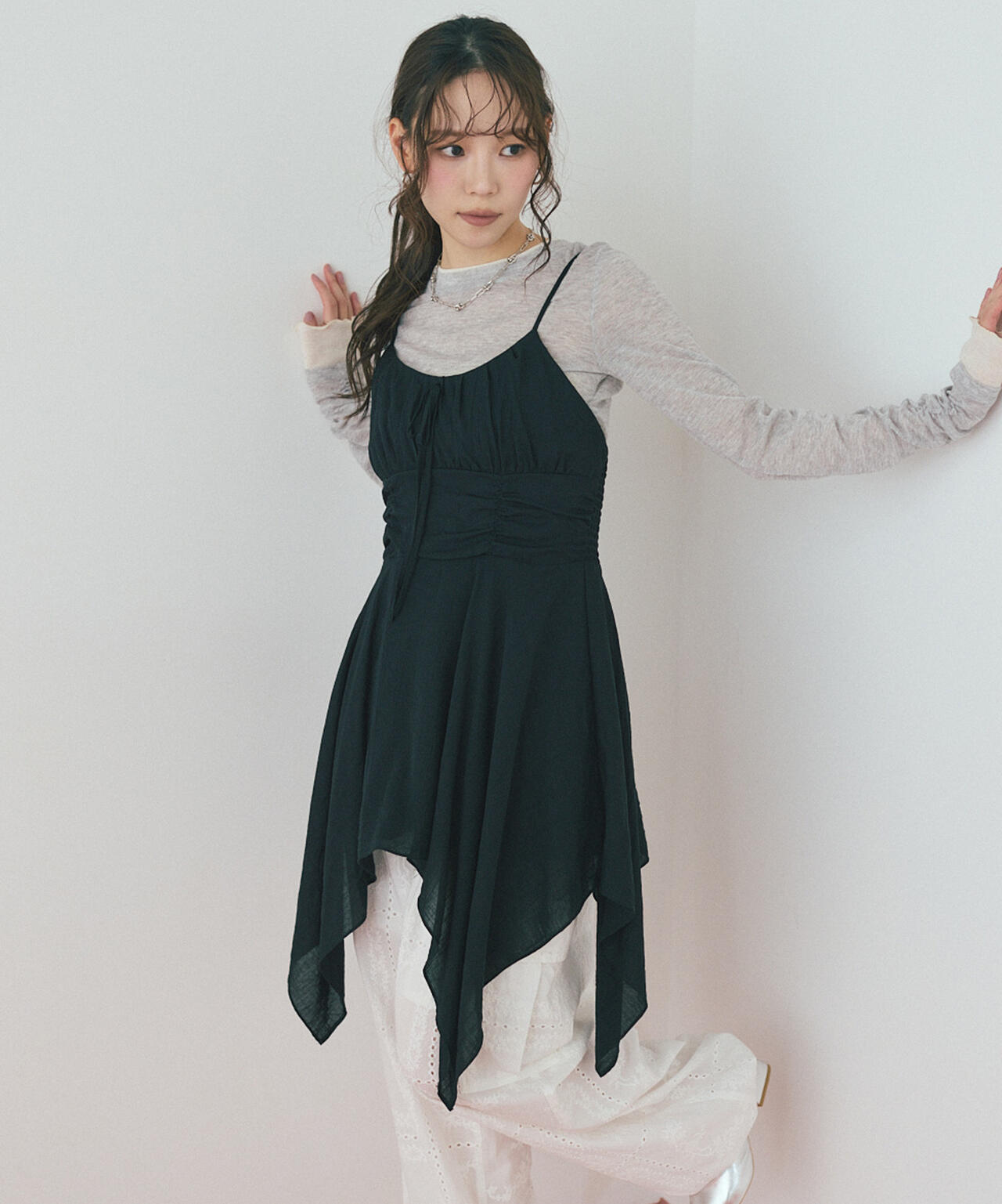 イレヘムチュニックキャミワンピース