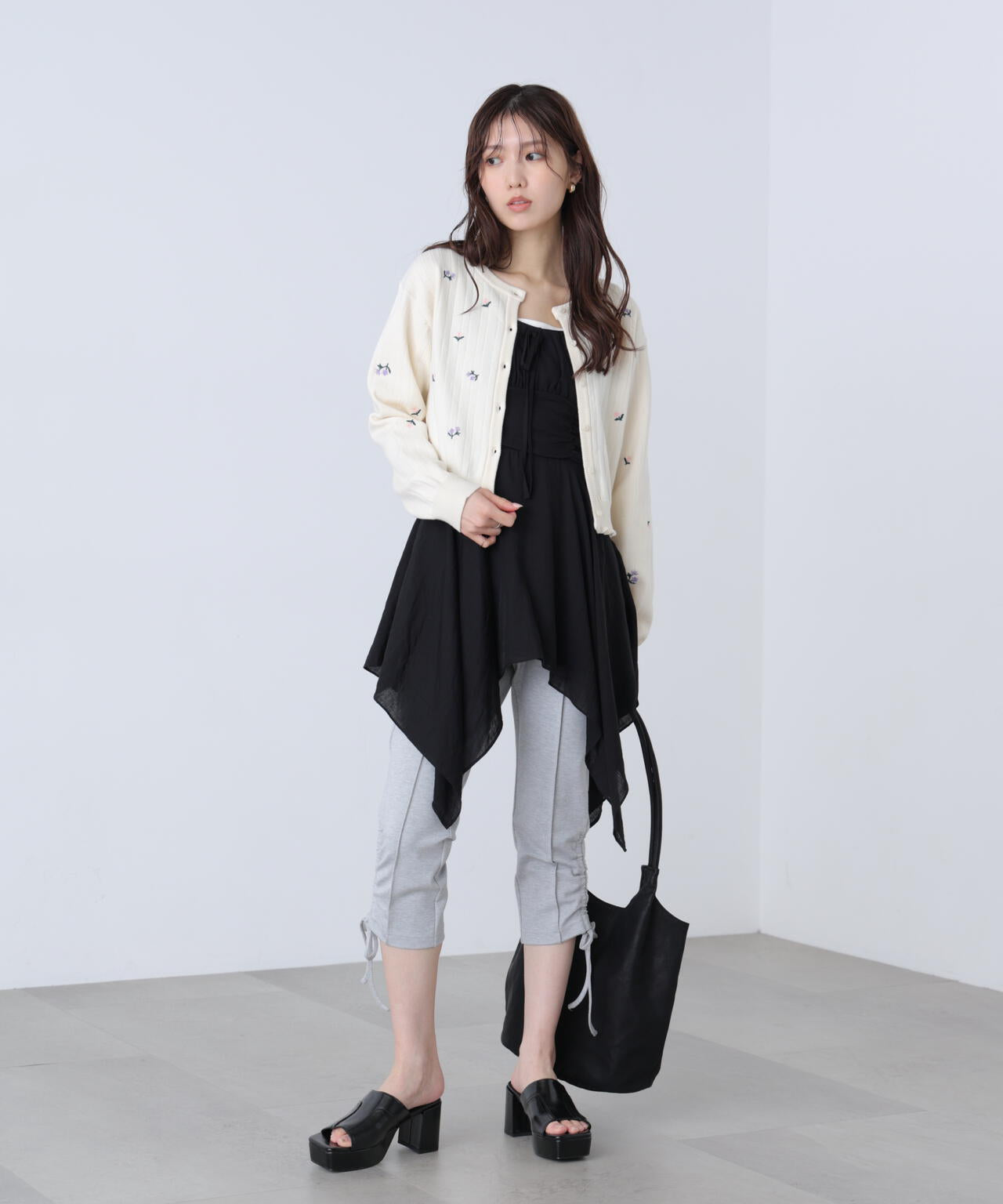 【オフベースドット 追加生産予約】イレヘムチュニックキャミワンピース