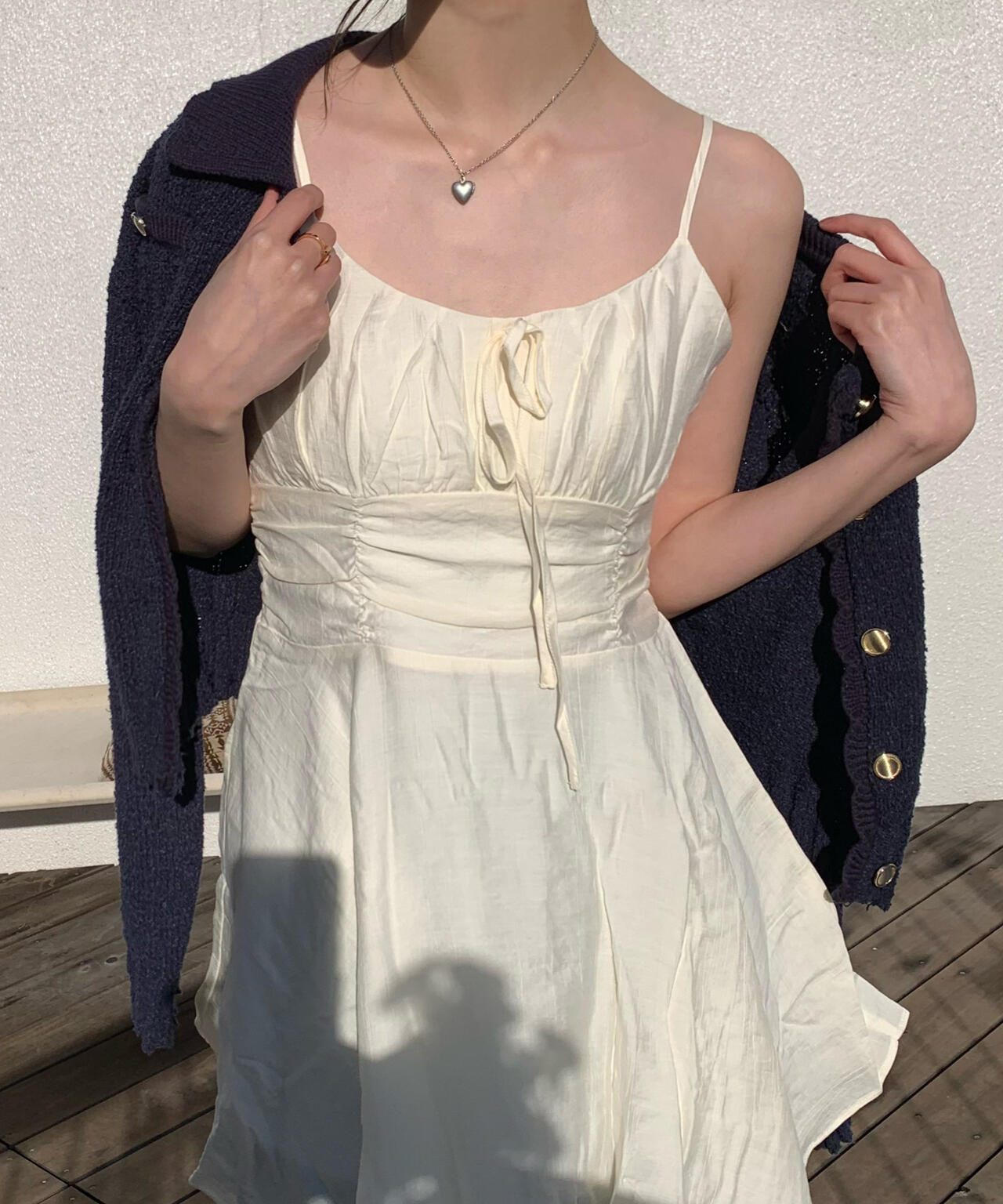 【オフベースドット 追加生産予約】イレヘムチュニックキャミワンピース