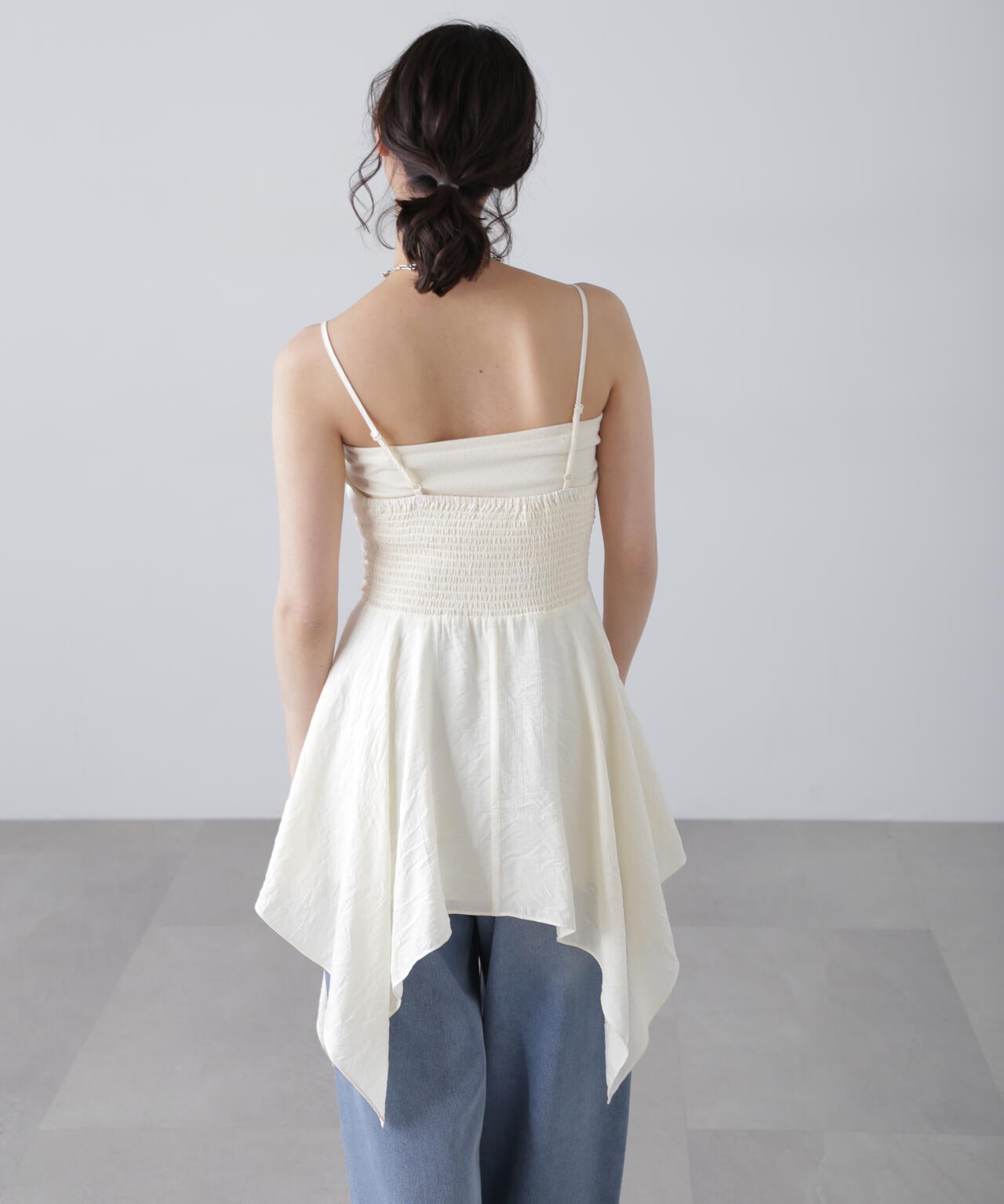 【オフベースドット 追加生産予約】イレヘムチュニックキャミワンピース