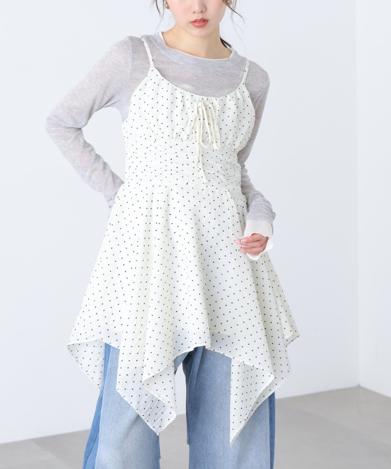 162cm 着用サイズ:FR