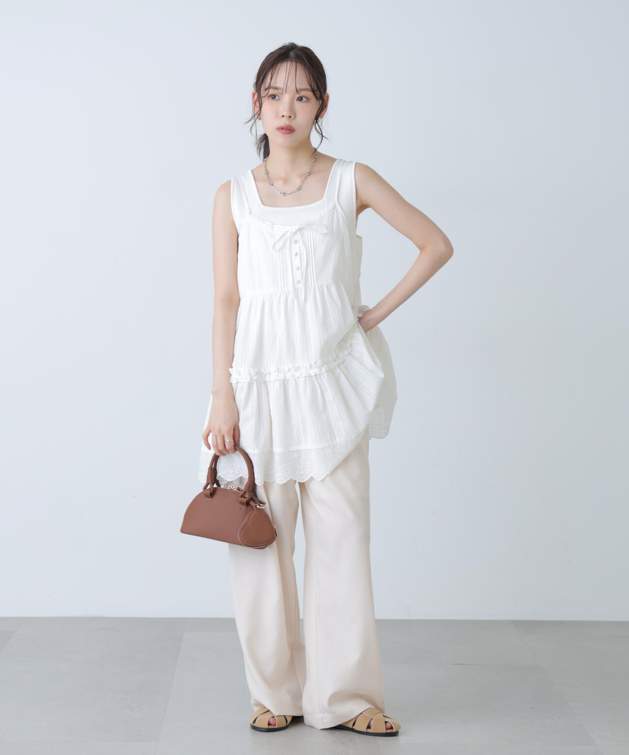 162cm 着用サイズ:FR