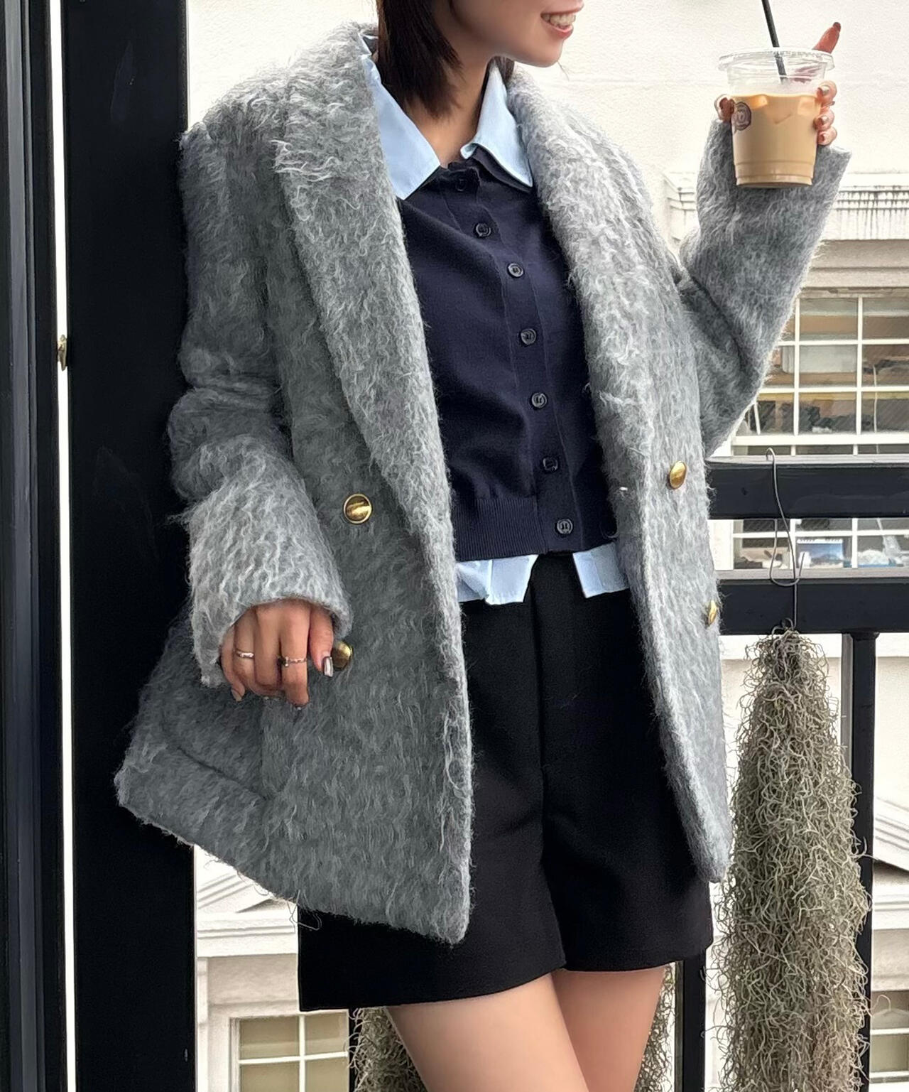 【MFM】シャギーダブルジャケット