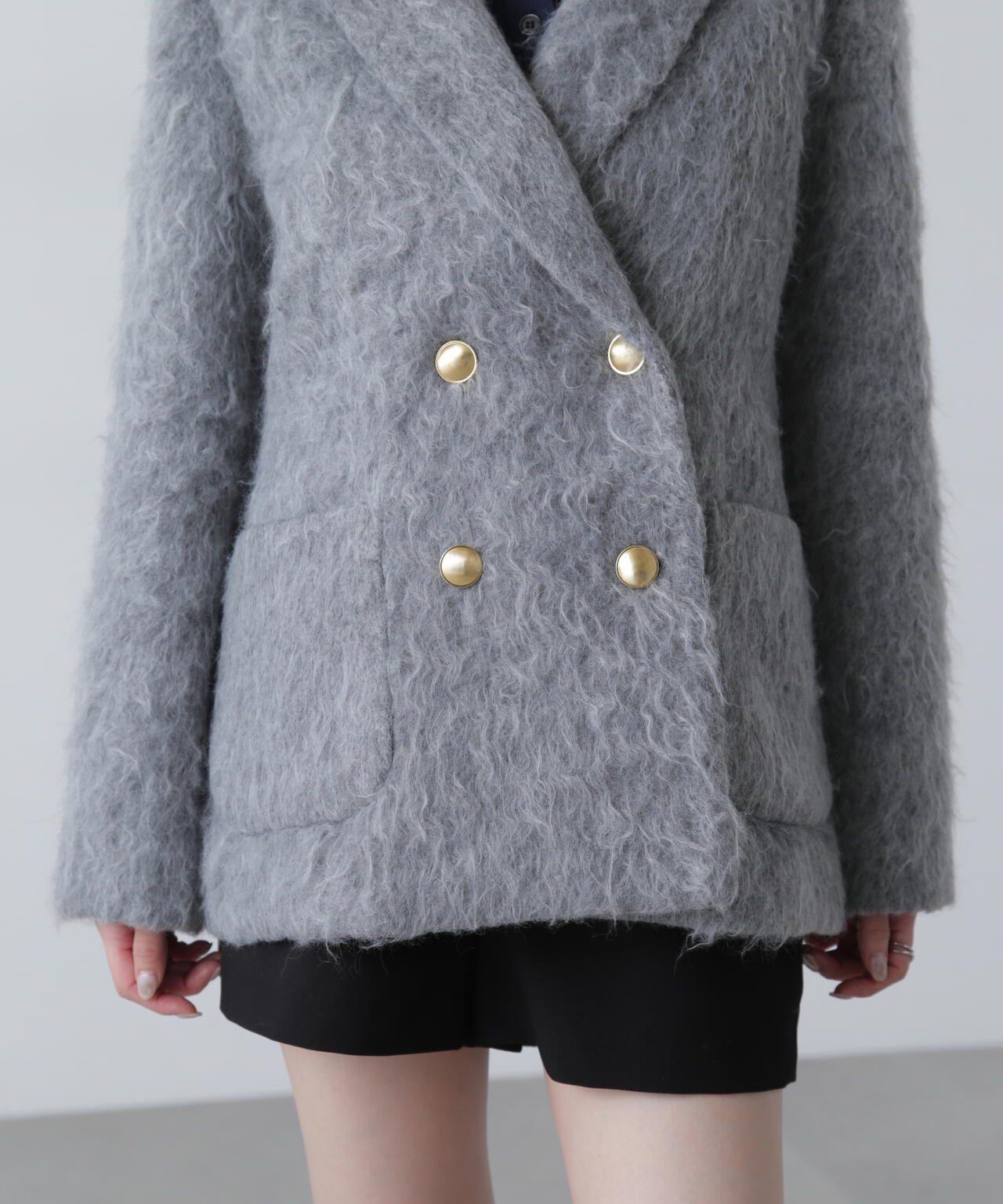 【MFM】シャギーダブルジャケット