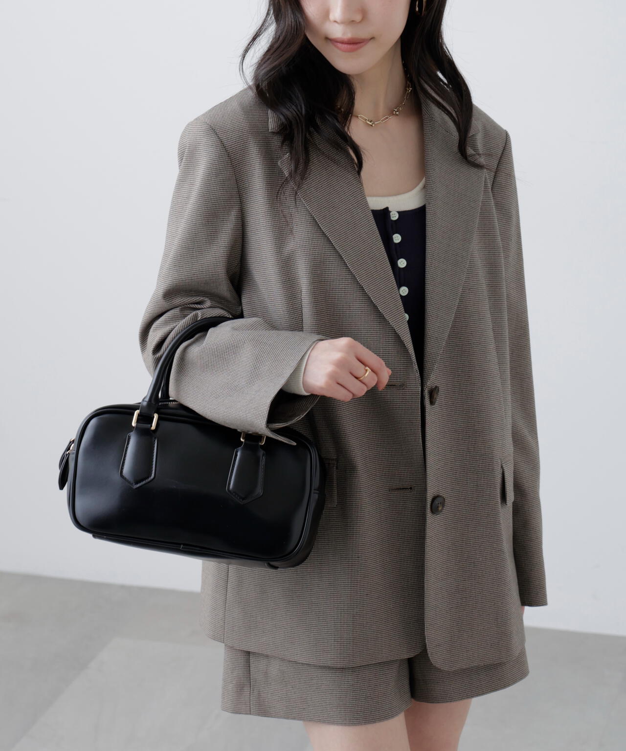 〈セットアップ対応〉オーバーサイズシングルジャケット