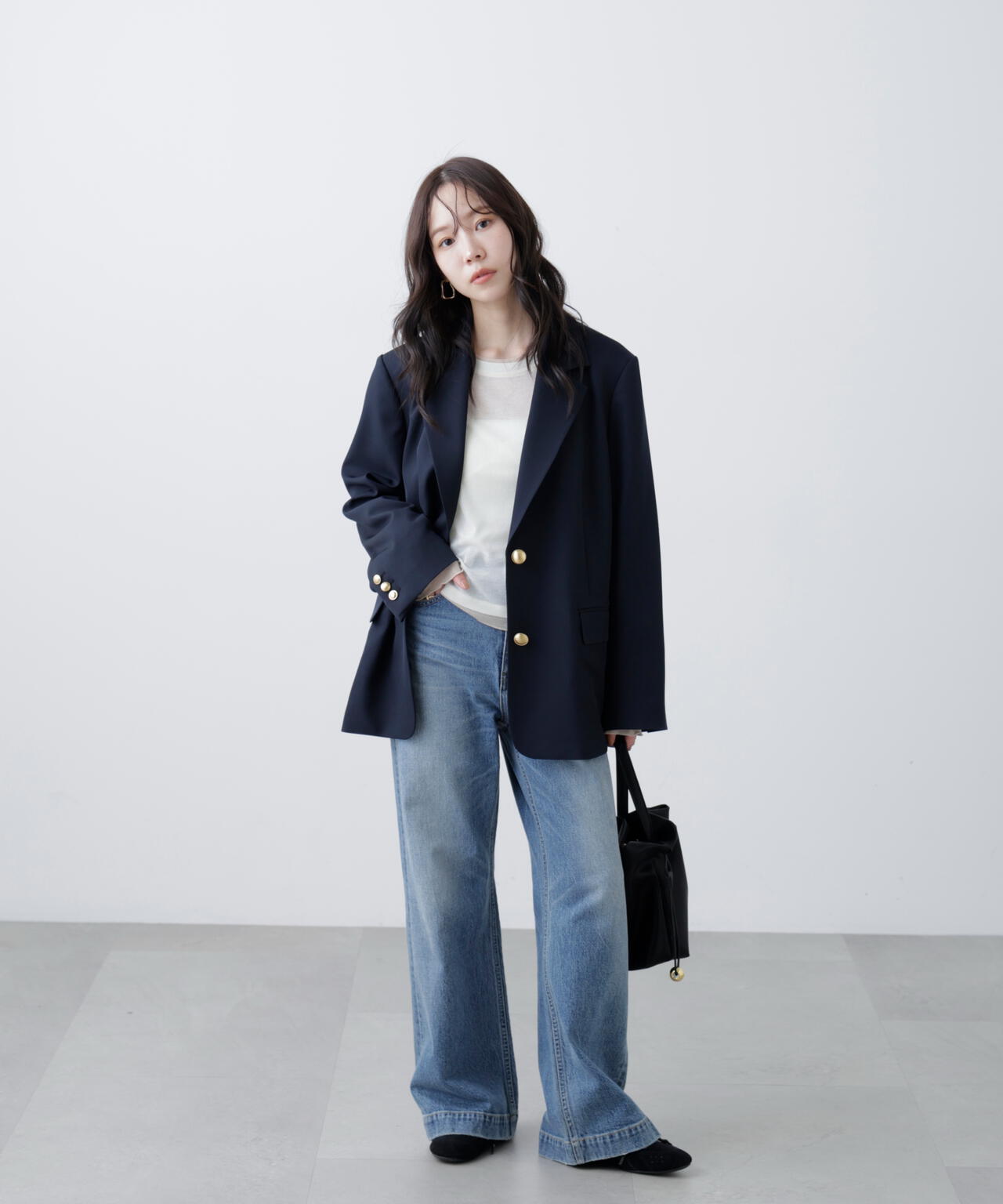 〈セットアップ対応〉オーバーサイズシングルジャケット