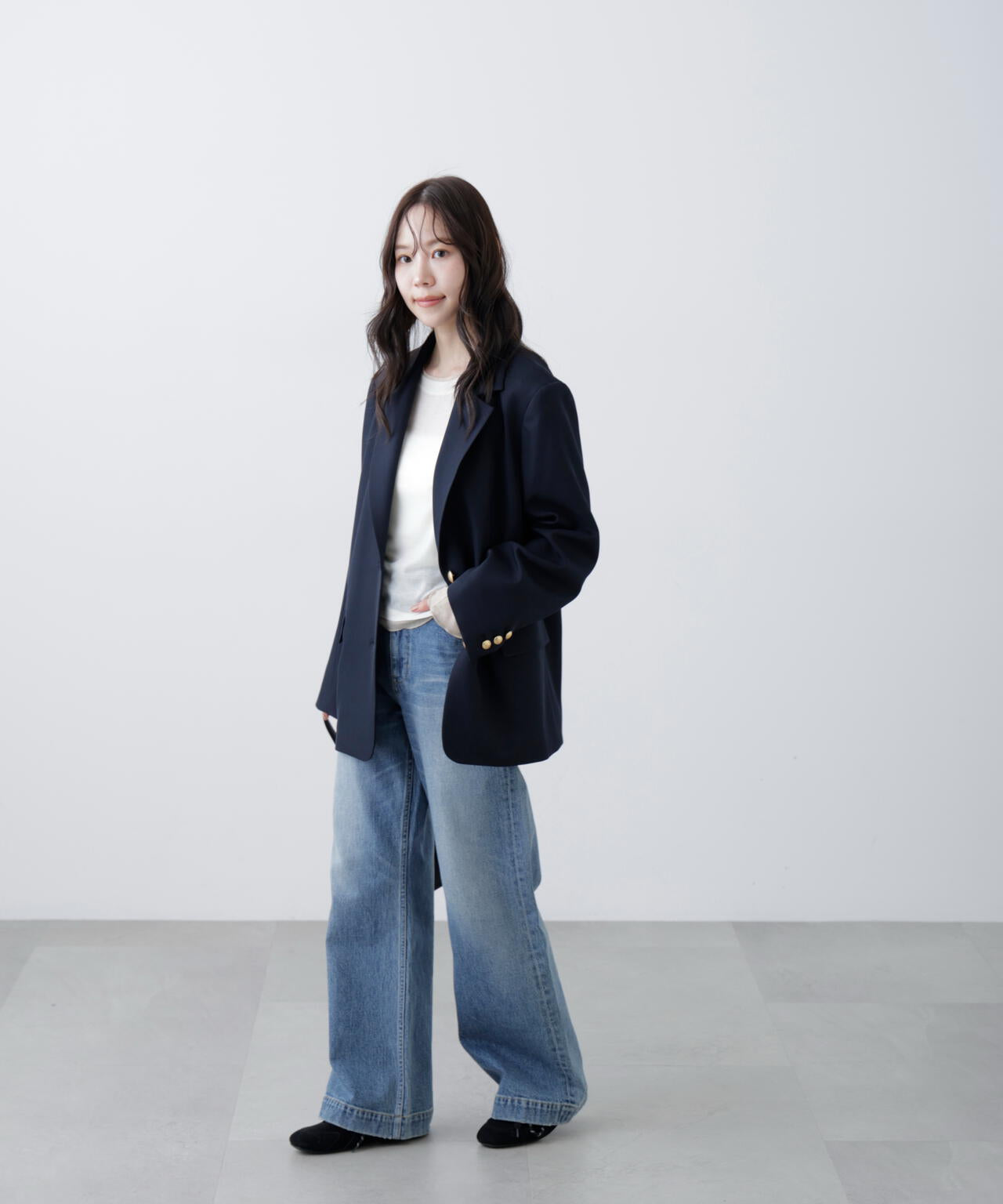 〈セットアップ対応〉オーバーサイズシングルジャケット