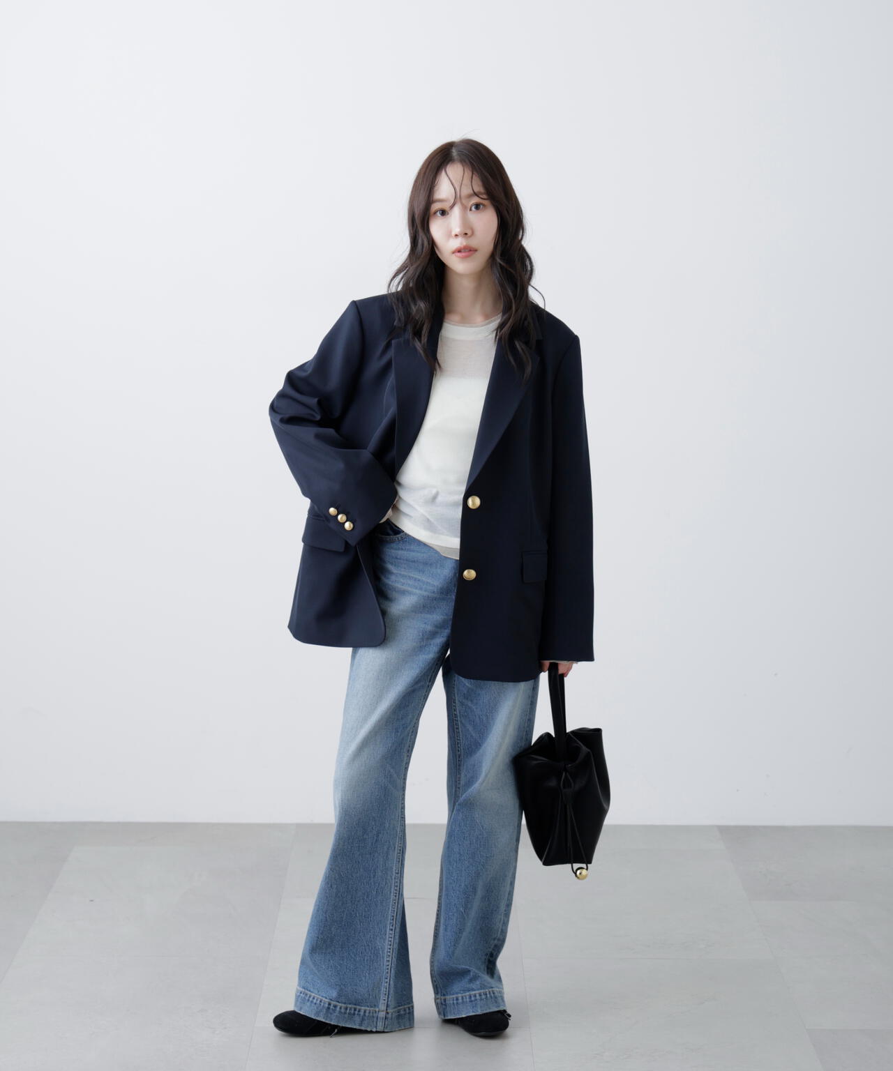 〈セットアップ対応〉オーバーサイズシングルジャケット