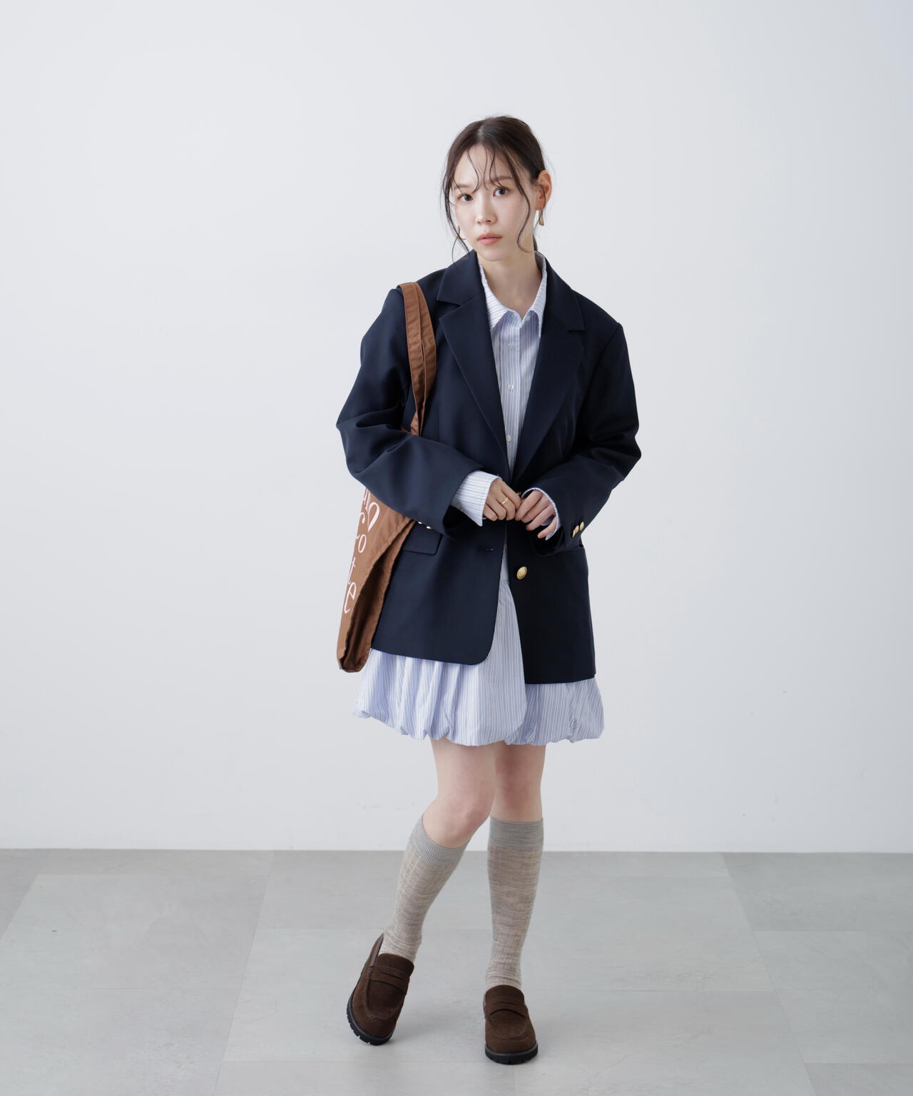 〈セットアップ対応〉オーバーサイズシングルジャケット