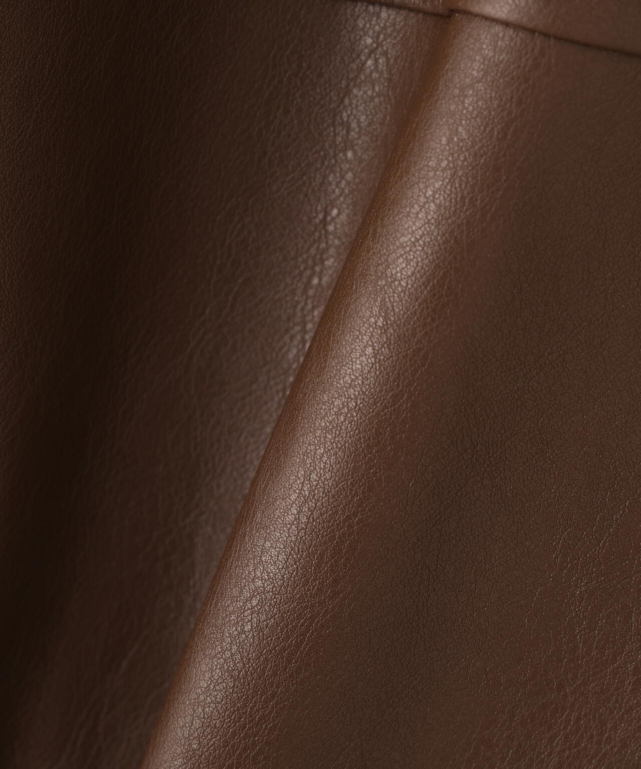 合皮ジップアップブルゾン