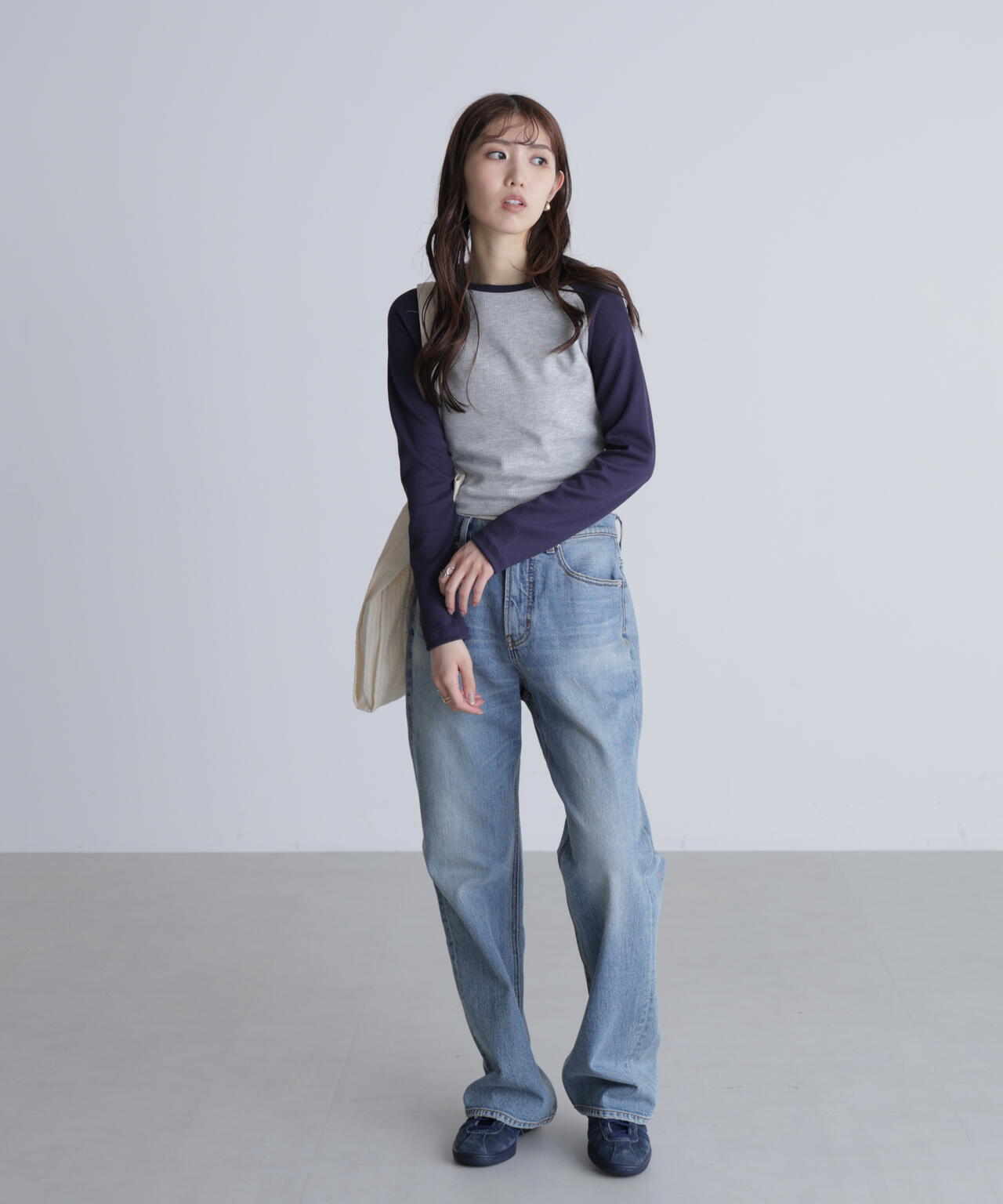 ラグラン長袖カットソー