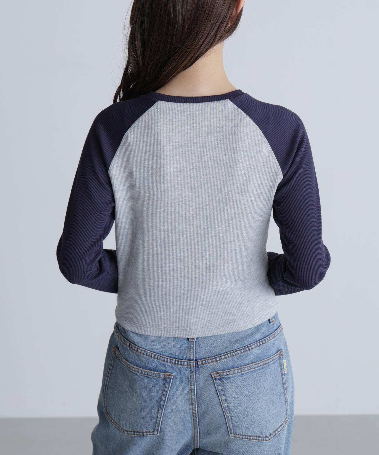 ラグラン長袖カットソー