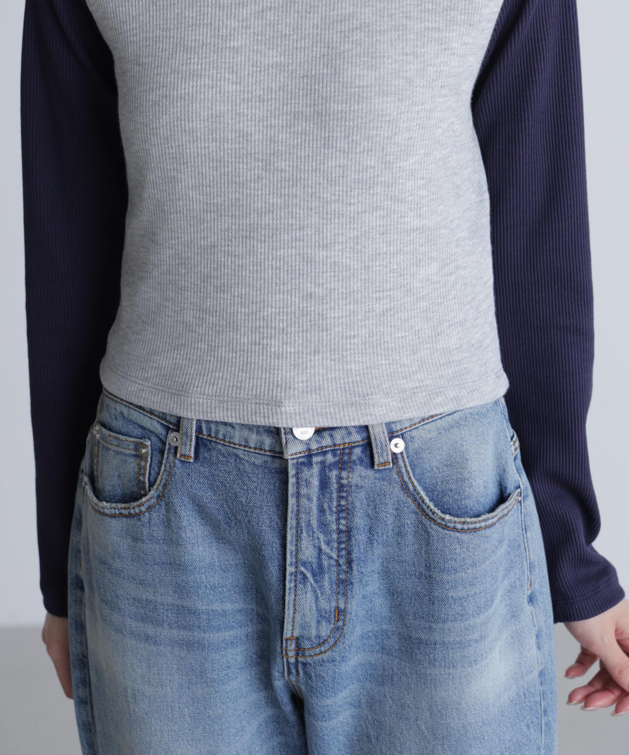 ラグラン長袖カットソー