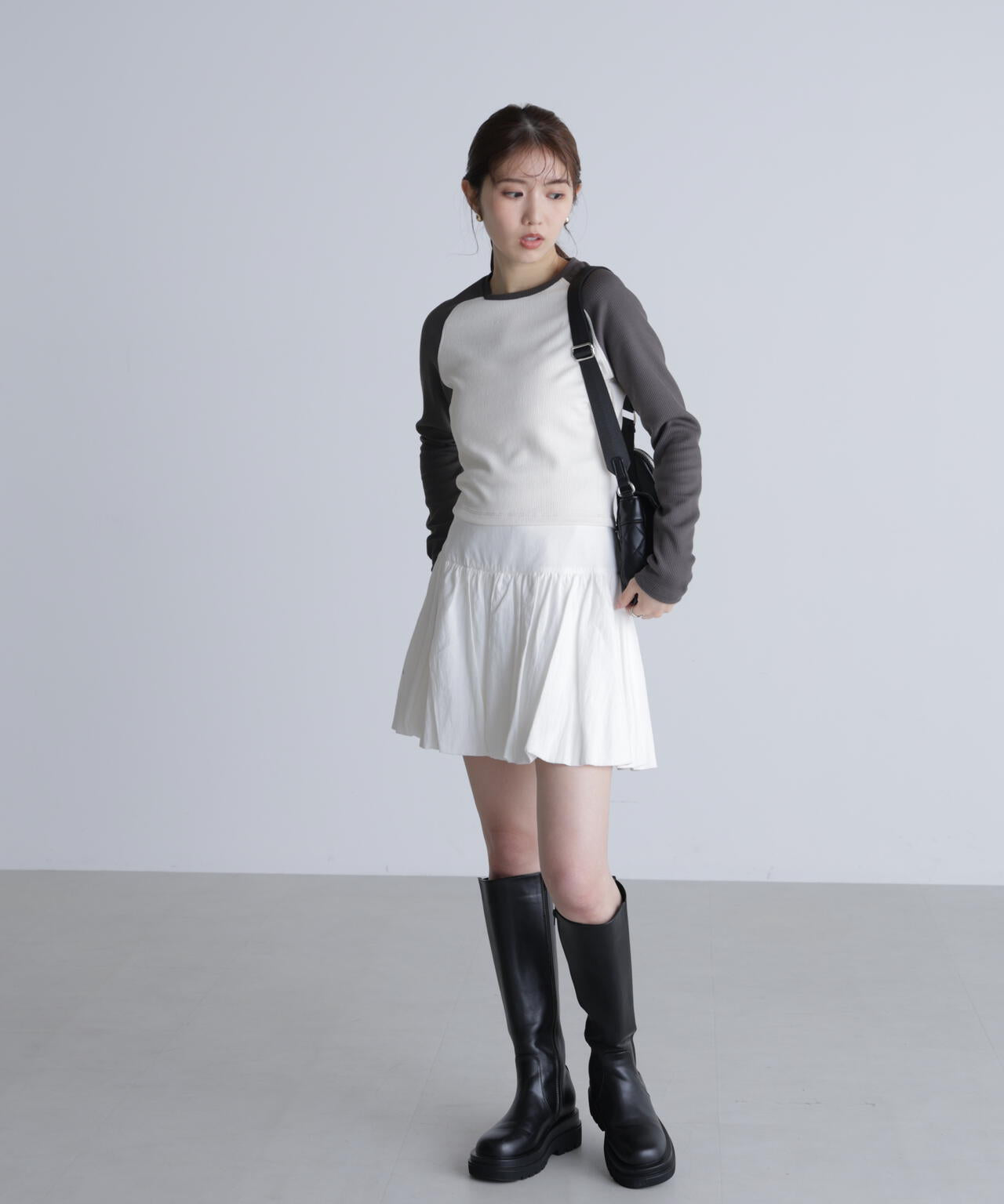 ラグラン長袖カットソー